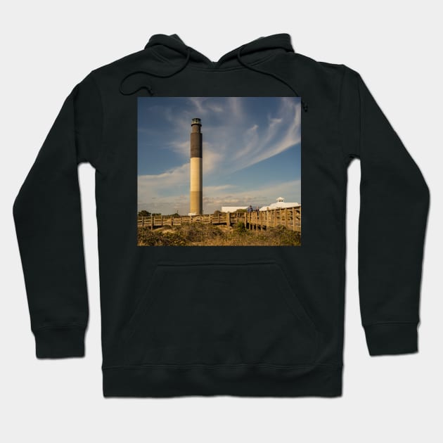 Oak Island Lighthouse 3 Hoodie by KensLensDesigns